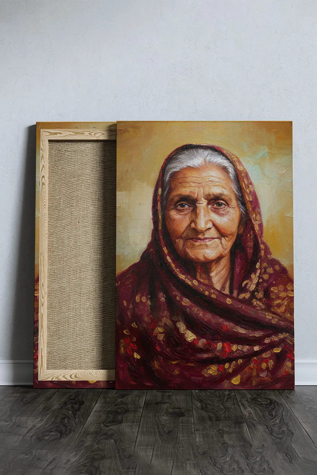 Handmade custom portrait painting legacy preservation - Photo to oil painting Pakistan