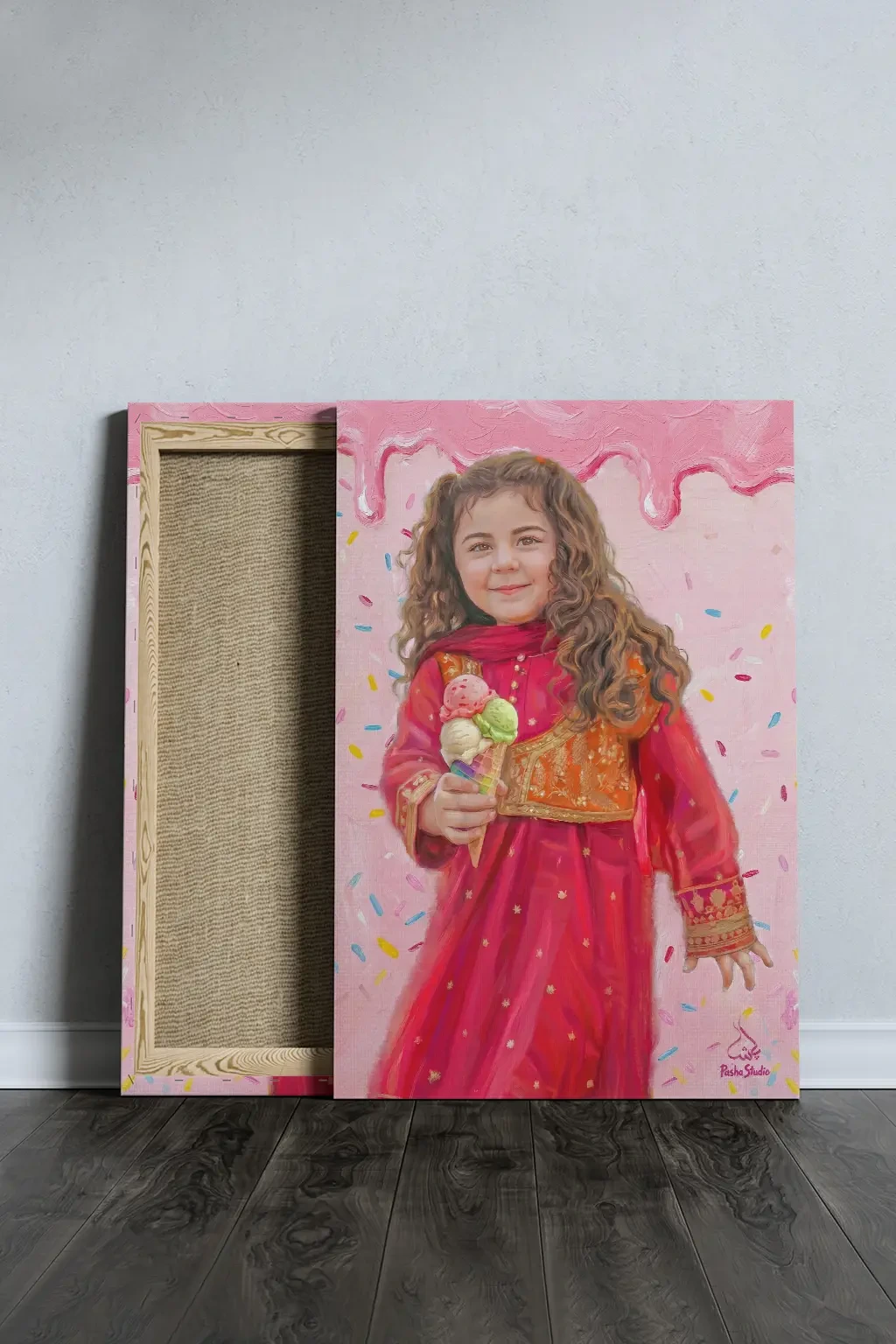 CUSTOM OIL PORTRAIT PAINTING (Premium Quality) view 3