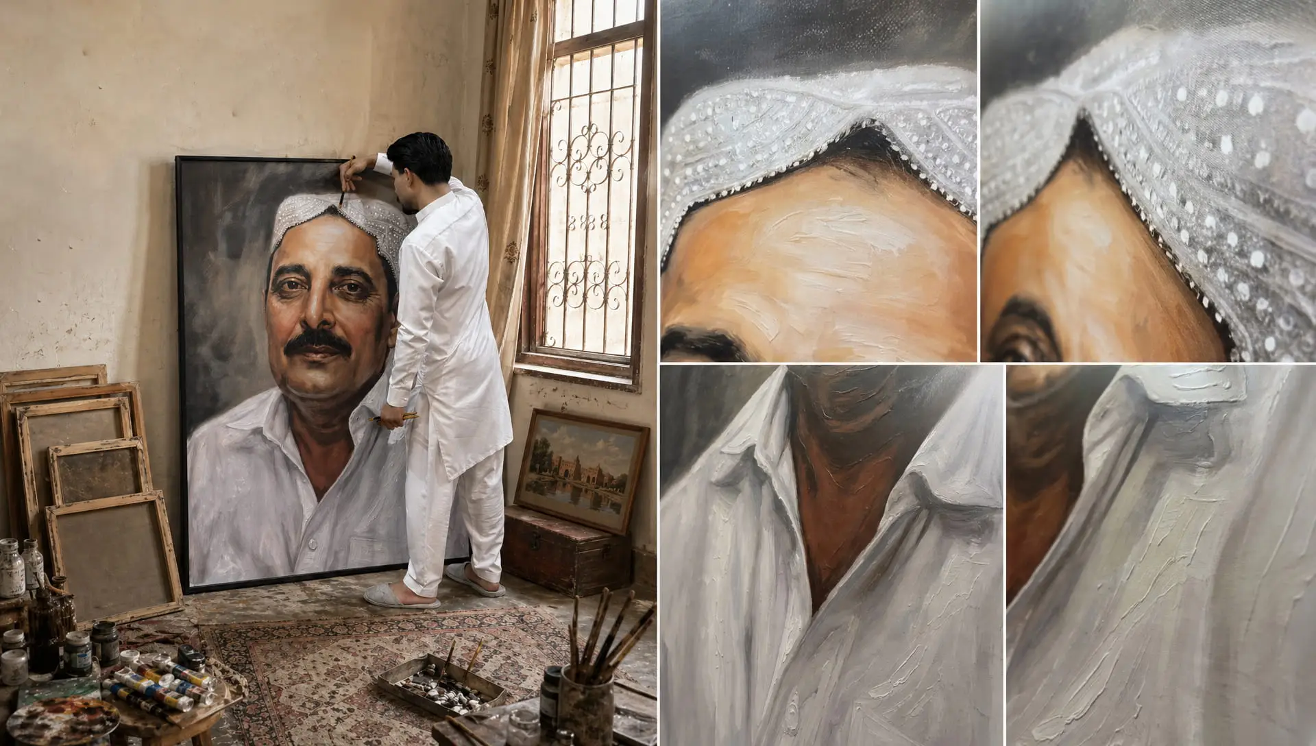 Top Pakistani Artist Painting - Pasha Studio