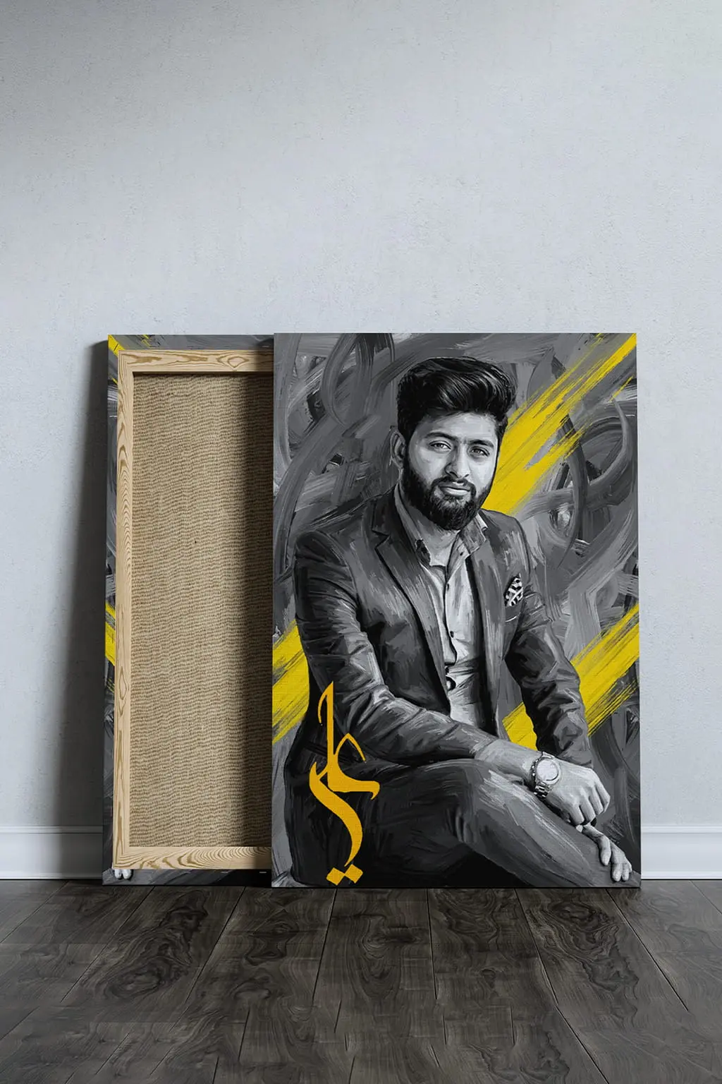 CUSTOM B/W PAINTING (Minimal / Modern)